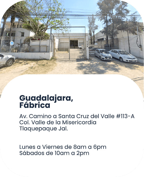 Ubicación de la fábrica en Guadalajara