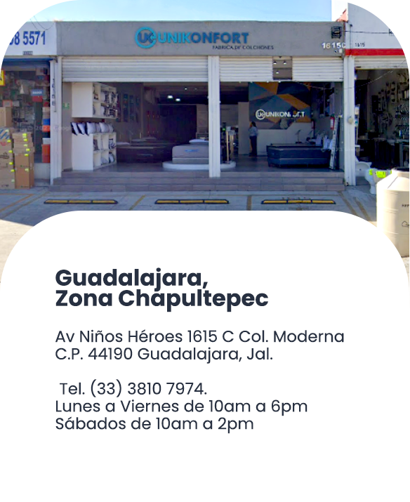 Ubicación de la sucursal en Guadalajara - Centro